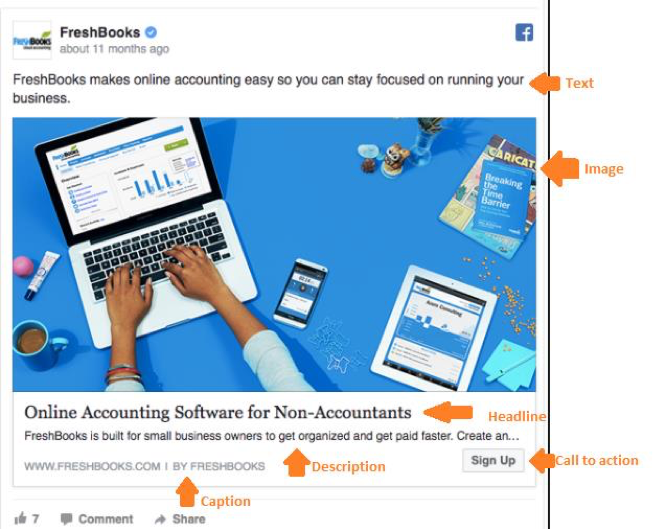 Facebook updates ad descriptions in winter of 2019