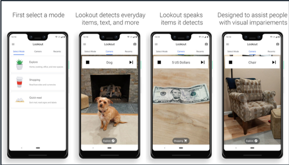 Google Lookout visual search