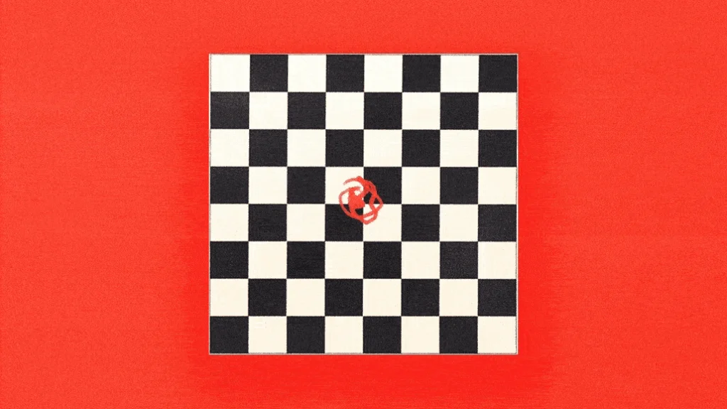 Political chess graphic by Ivy Liu at Digiday